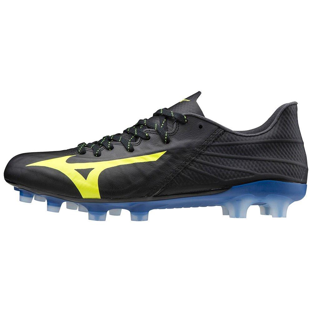 Mizuno Men's Football Boots Black/Yellow Rebula 3 Japan Shoes - P1GA206145